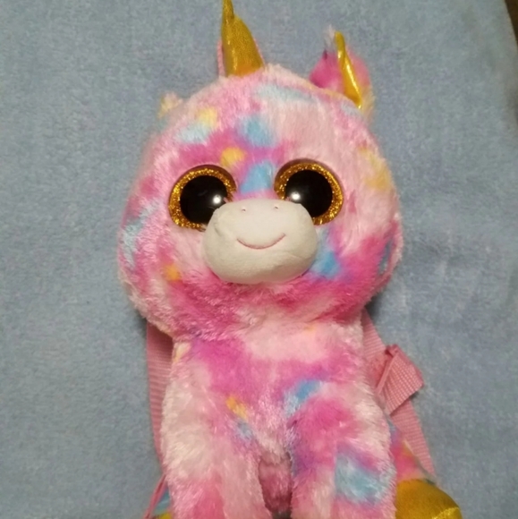 rainbow unicorn beanie baby